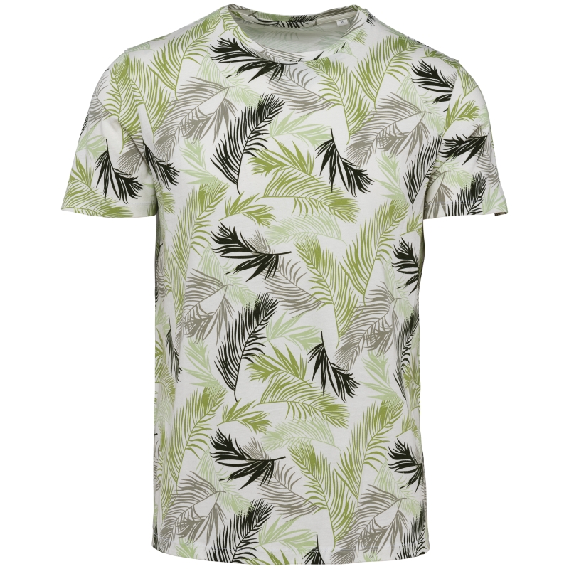 T-shirt écoresponsable imprimé tropical homme