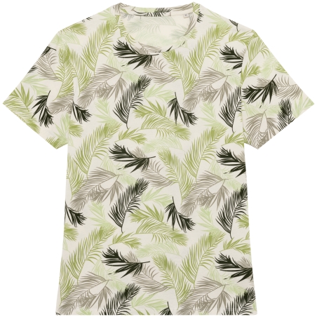 T-shirt écoresponsable imprimé tropical homme