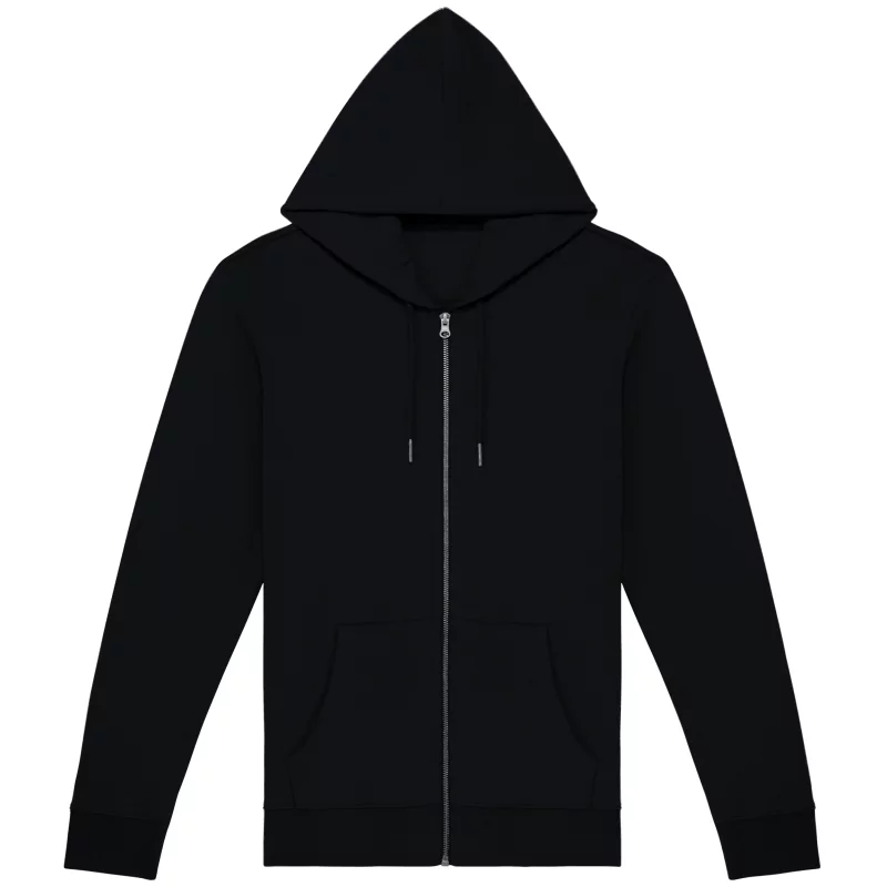 Sweat-shirt écoresponsable zippé à capuche unisexe