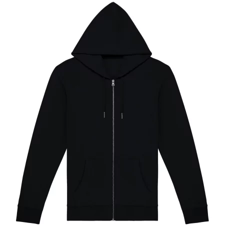Sweat-shirt écoresponsable zippé à capuche unisexe