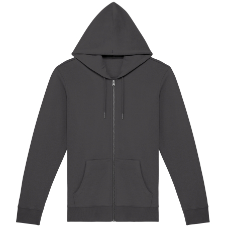 Sweat-shirt écoresponsable zippé à capuche unisexe