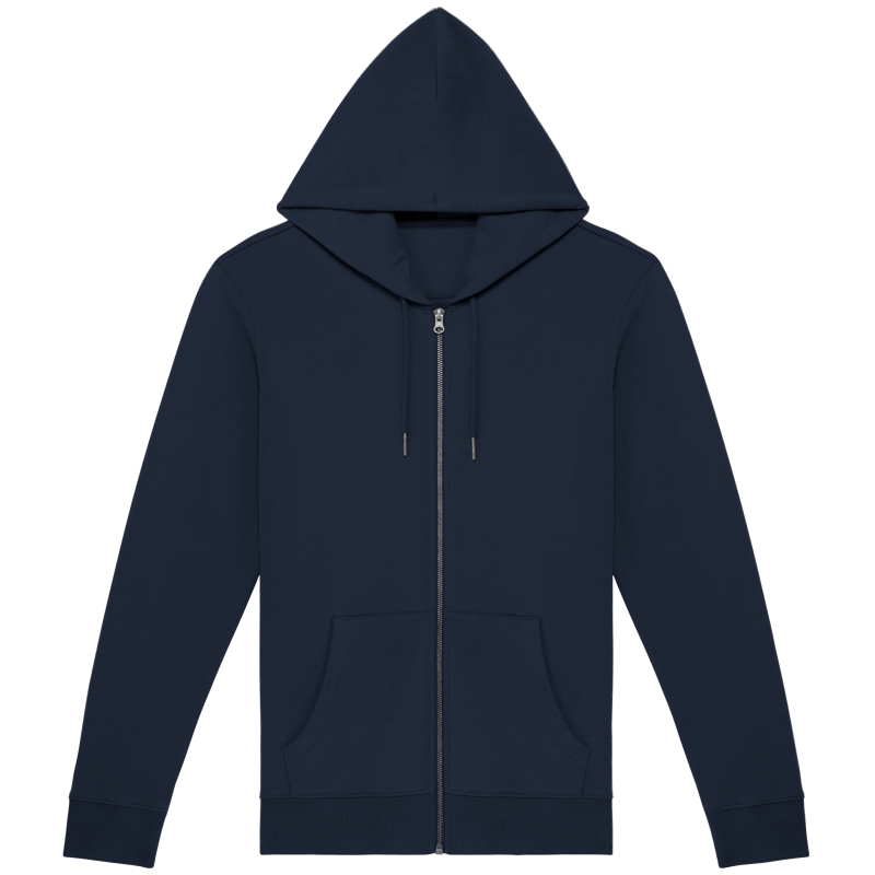 Sweat-shirt écoresponsable zippé à capuche unisexe