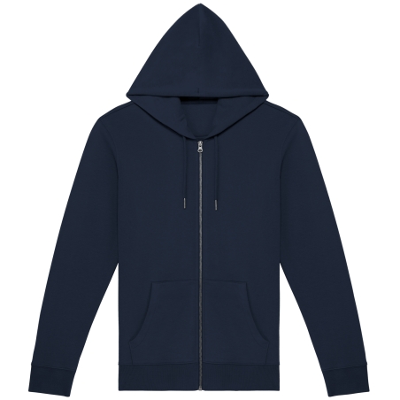 Sweat-shirt écoresponsable zippé à capuche unisexe