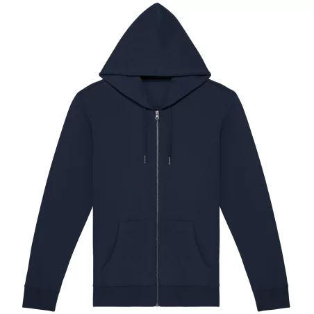 Sweat-shirt écoresponsable zippé à capuche unisexe