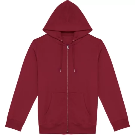 Sweat-shirt écoresponsable zippé à capuche unisexe