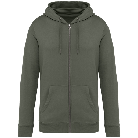 Sweat-shirt écoresponsable zippé à capuche unisexe