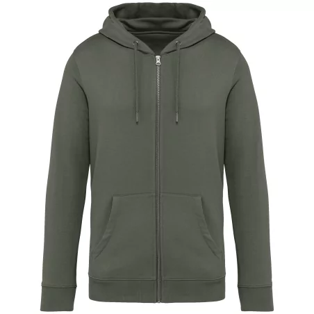 Sweat-shirt écoresponsable zippé à capuche unisexe