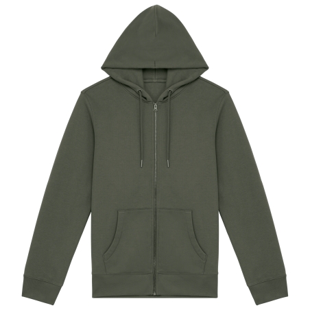 Sweat-shirt écoresponsable zippé à capuche unisexe
