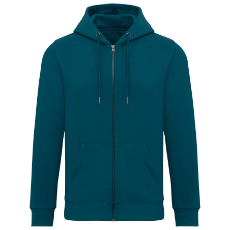 Sweat-shirt écoresponsable zippé à capuche unisexe