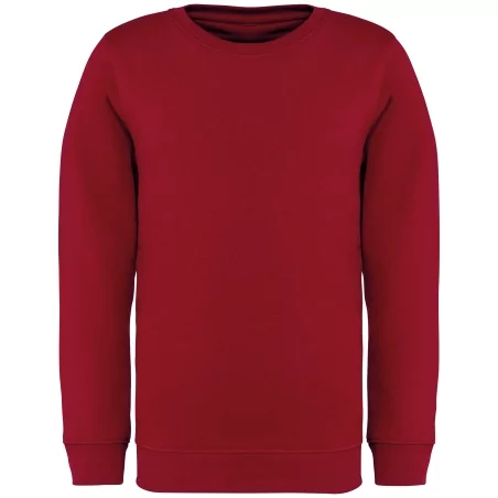 Sweat-shirt écoresponsable à col rond enfant