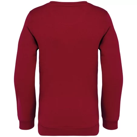 Sweat-shirt écoresponsable à col rond enfant