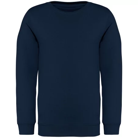 Sweat-shirt écoresponsable à col rond enfant