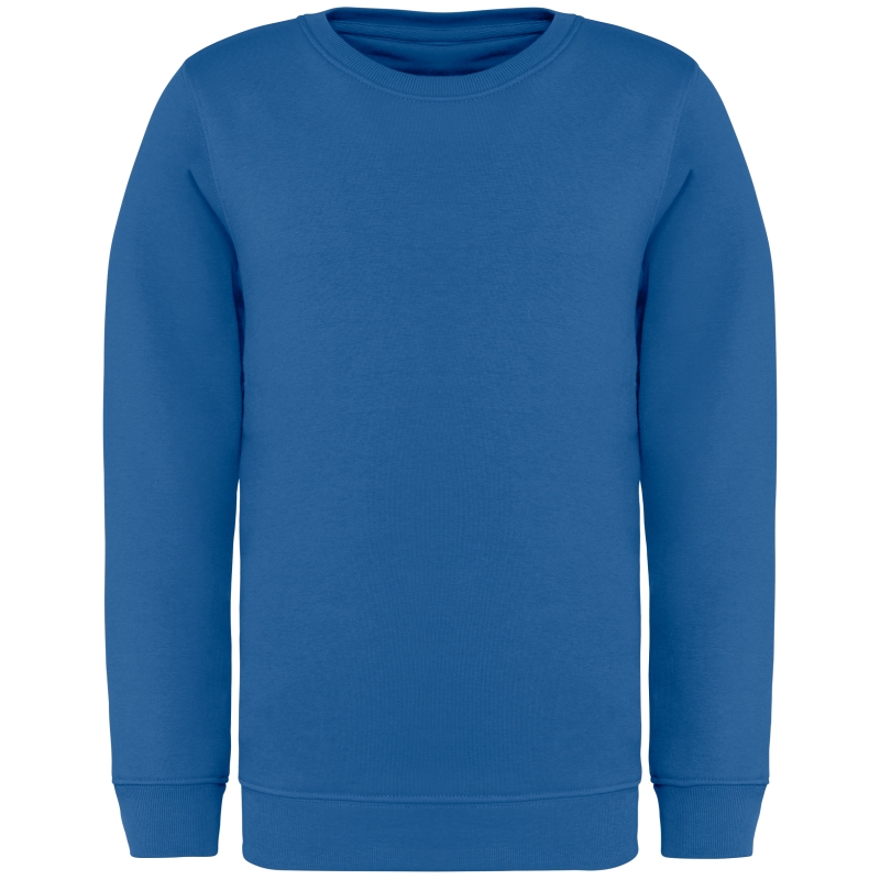Sweat-shirt écoresponsable à col rond enfant
