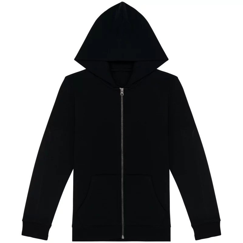 Sweat-shirt écoresponsable zippé à capuche enfant