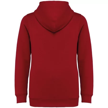 Sweat-shirt écoresponsable zippé à capuche enfant