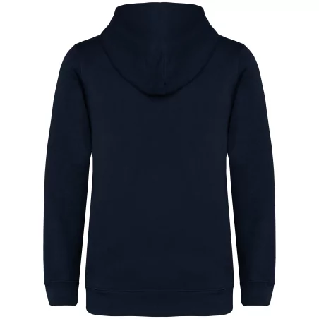 Sweat-shirt écoresponsable zippé à capuche enfant