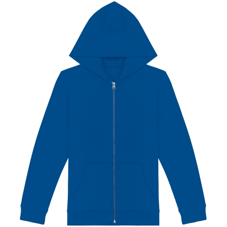 Sweat-shirt écoresponsable zippé à capuche enfant