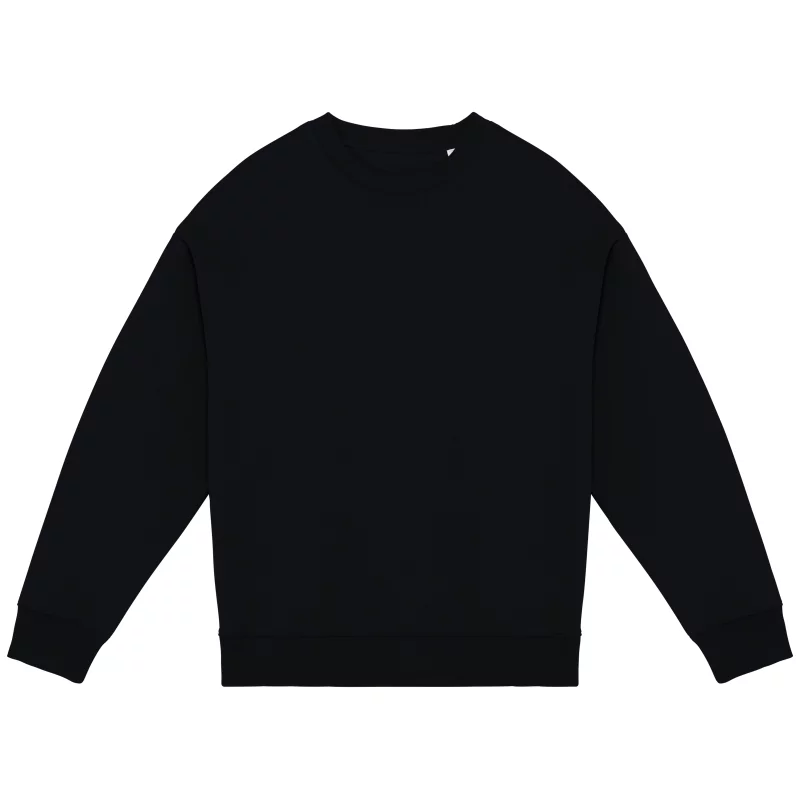 Sweat-shirt écoresponsable à col rond oversize unisexe