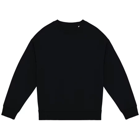 Sweat-shirt écoresponsable à col rond oversize unisexe