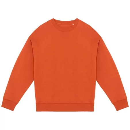 Sweat-shirt écoresponsable à col rond oversize unisexe