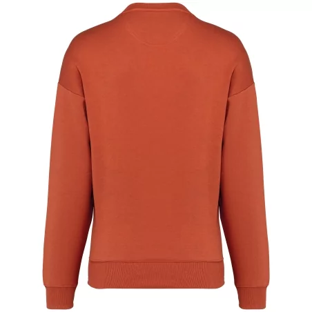 Sweat-shirt écoresponsable à col rond oversize unisexe