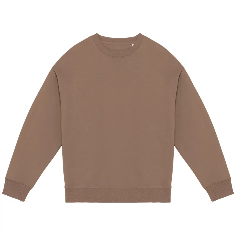 Sweat-shirt écoresponsable à col rond oversize unisexe