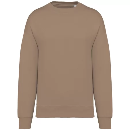 Sweat-shirt écoresponsable à col rond oversize unisexe
