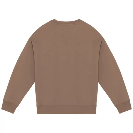Sweat-shirt écoresponsable à col rond oversize unisexe
