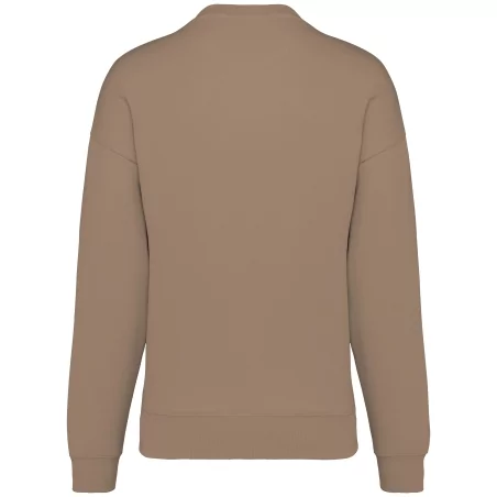 Sweat-shirt écoresponsable à col rond oversize unisexe