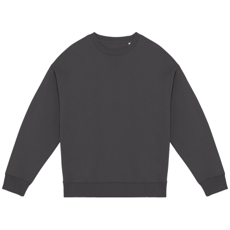 Sweat-shirt écoresponsable à col rond oversize unisexe