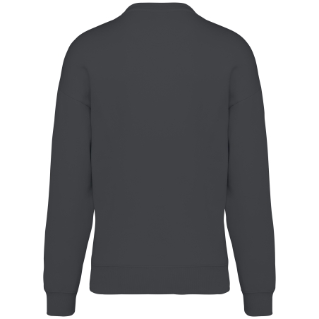 Sweat-shirt écoresponsable à col rond oversize unisexe