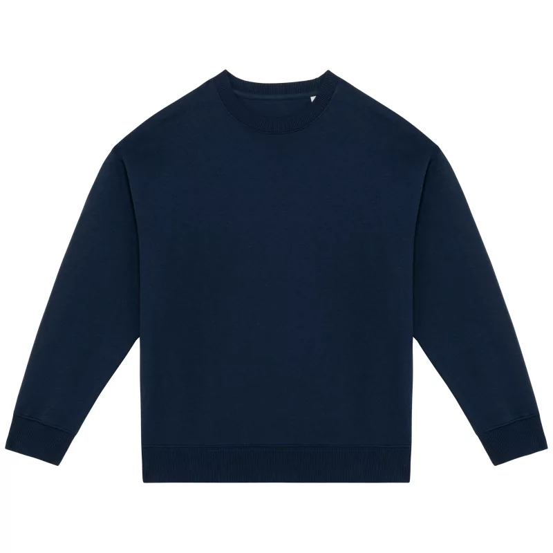 Sweat-shirt écoresponsable à col rond oversize unisexe