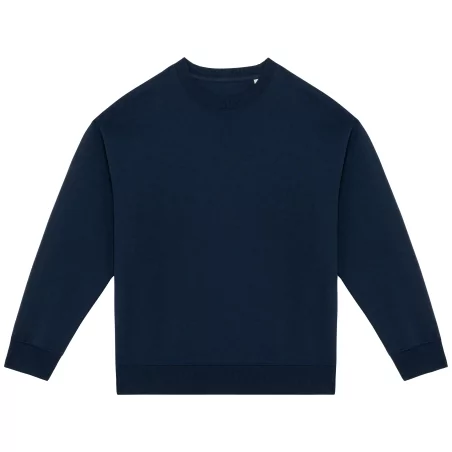 Sweat-shirt écoresponsable à col rond oversize unisexe