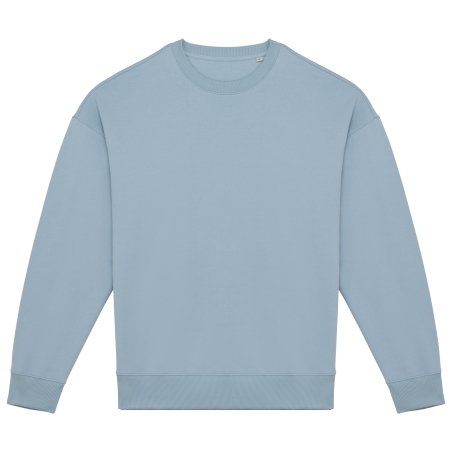 Sweat-shirt écoresponsable à col rond oversize unisexe