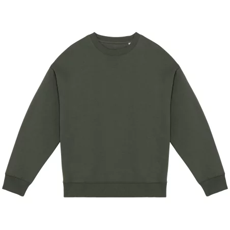 Sweat-shirt écoresponsable à col rond oversize unisexe