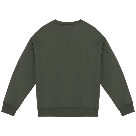 Sweat-shirt écoresponsable à col rond oversize unisexe