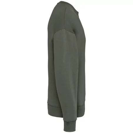 Sweat-shirt écoresponsable à col rond oversize unisexe