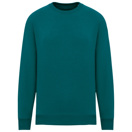 Sweat-shirt écoresponsable à col rond oversize unisexe