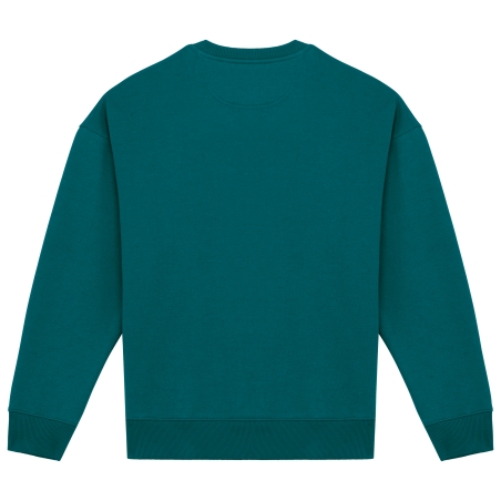 Sweat-shirt écoresponsable à col rond oversize unisexe
