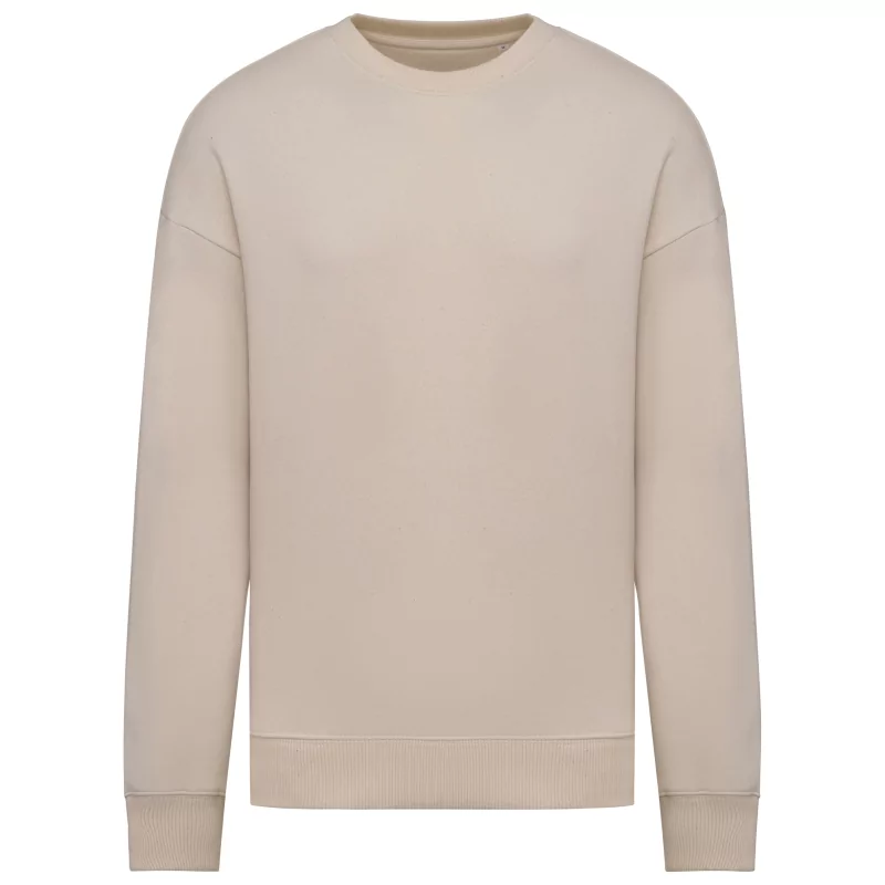 Sweat-shirt écoresponsable à col rond oversize unisexe