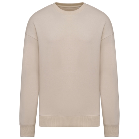 Sweat-shirt écoresponsable à col rond oversize unisexe