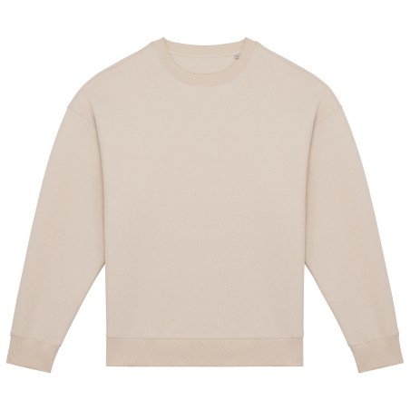 Sweat-shirt écoresponsable à col rond oversize unisexe