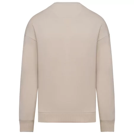 Sweat-shirt écoresponsable à col rond oversize unisexe