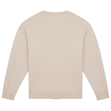 Sweat-shirt écoresponsable à col rond oversize unisexe