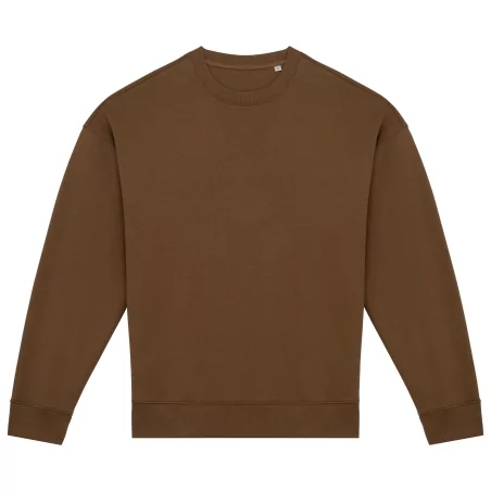 Sweat-shirt écoresponsable à col rond oversize unisexe