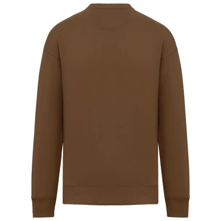 Sweat-shirt écoresponsable à col rond oversize unisexe
