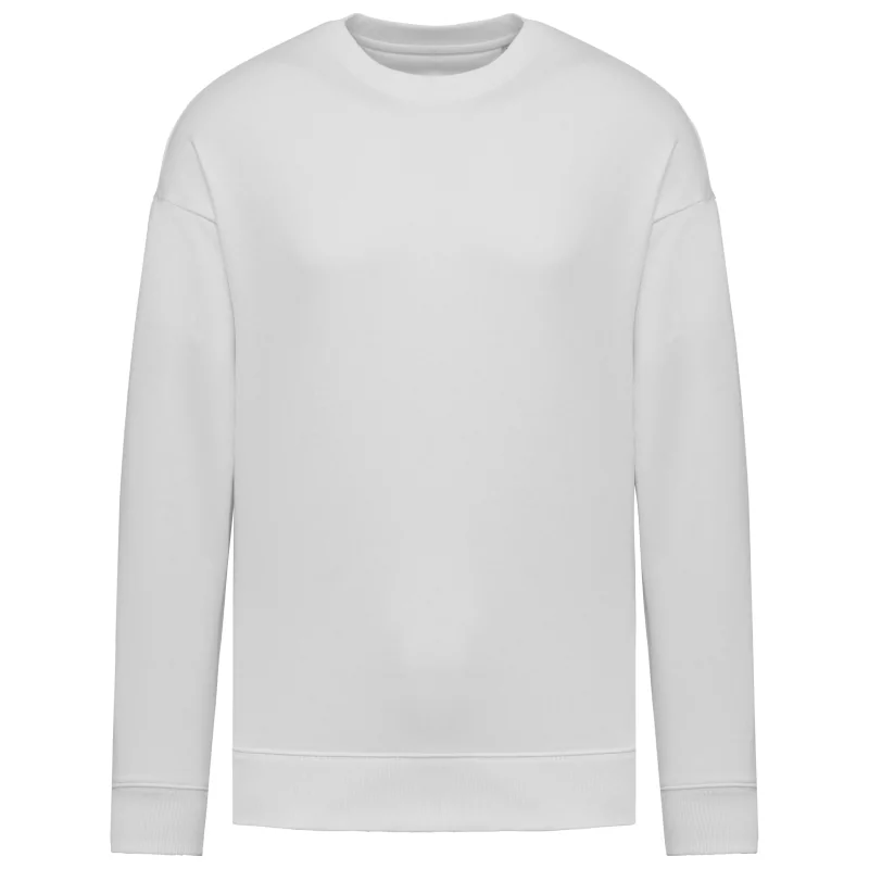 Sweat-shirt écoresponsable à col rond oversize unisexe