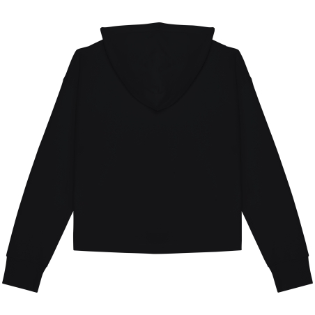 Sweat-shirt écoresponsable zippé à capuche French Terry femme