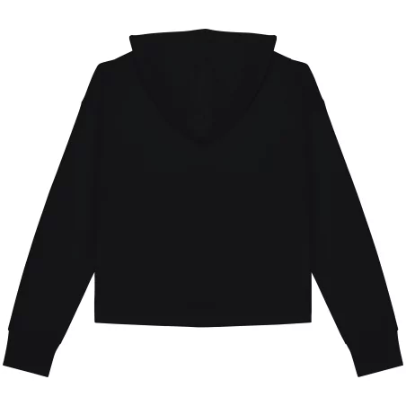 Sweat-shirt écoresponsable zippé à capuche French Terry femme