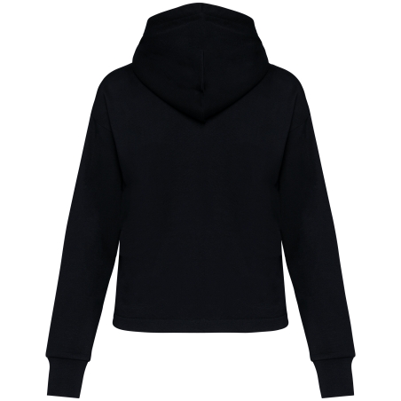 Sweat-shirt écoresponsable zippé à capuche French Terry femme